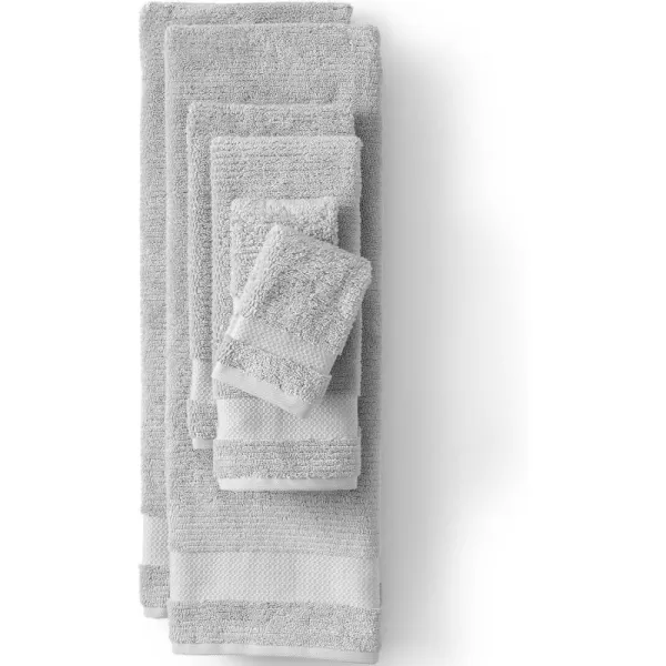 Lands End Essential Towel Antelope Bath Bath SheetLight Fog