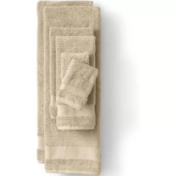 Lands End Essential Towel Antelope Bath Bath SheetPale Flax