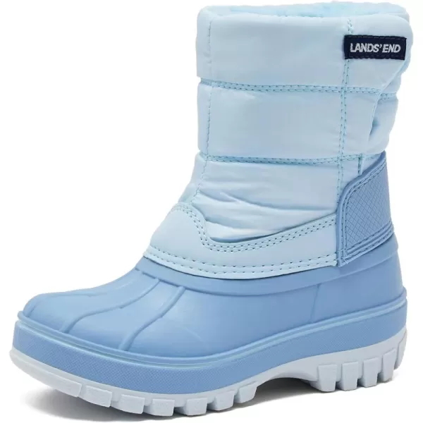 Lands End Flurry Max Waterproof Kids Snow Boots Girls Boys Toddlers  Insulated Warm Fleece Lined Girls Boys ampamp Toddler Winter Boots Size 10 to 7 Snow Boots for Kids Girls and Boys Winter BootsLight Blue