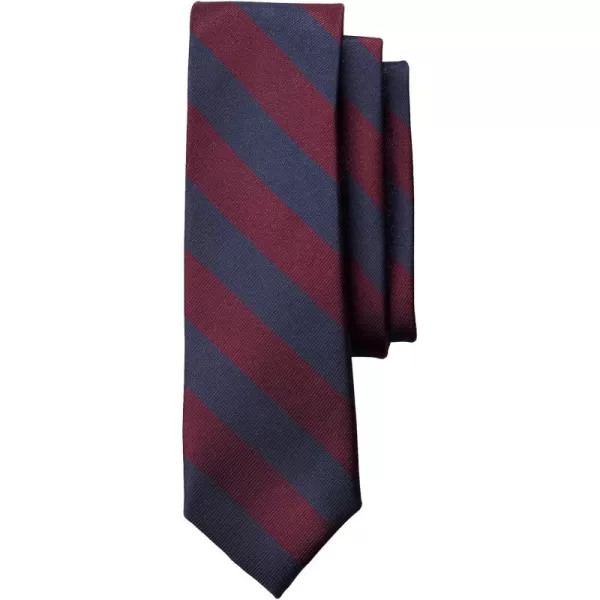 Lands End Kids Stripe To Be Tied TieClassic NavyDark Crimson