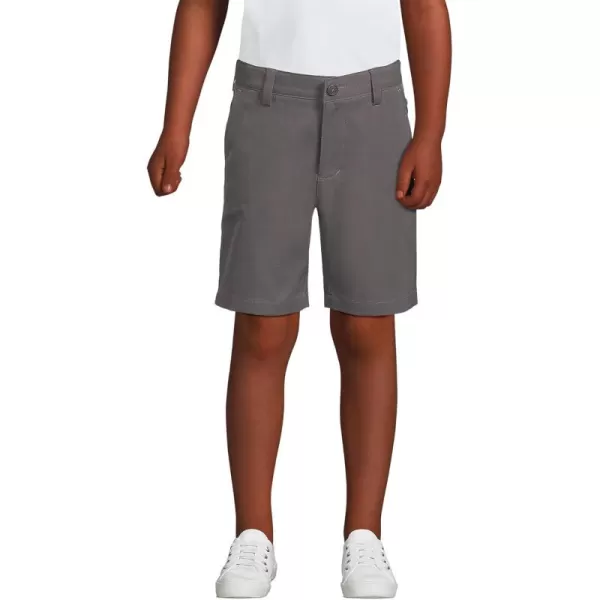 Lands End School Uniform Boys Active Chino ShortsArctic Gray