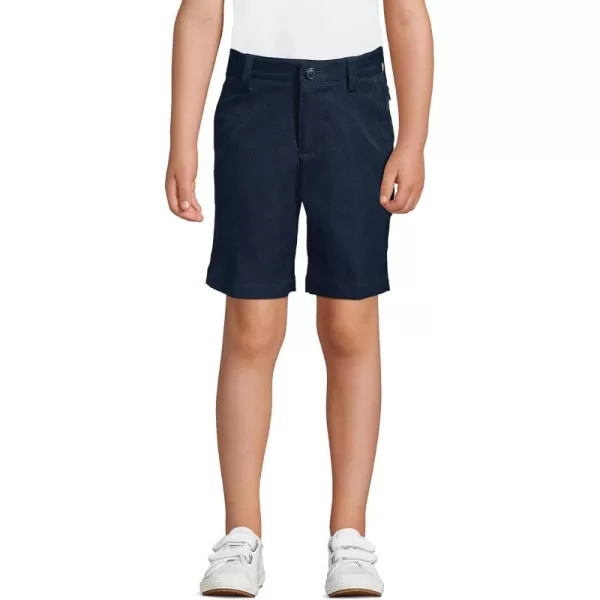 Lands End School Uniform Boys Active Chino ShortsClassic Navy