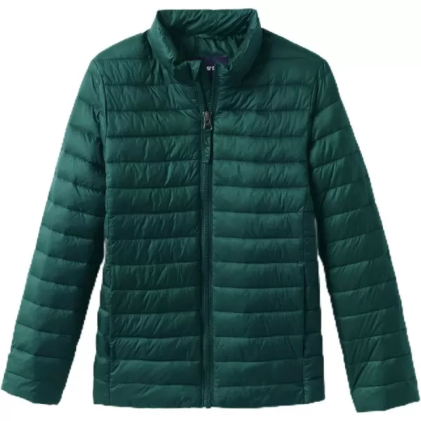 Lands End School Uniform Kids ThermoPlume JacketEvergreen