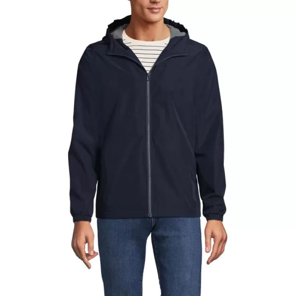 Lands End School Uniform Mens Rain JacketClassic Navy