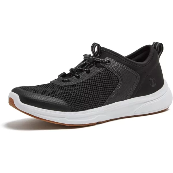 Lands End Slip On Water Sneakers for Women with Quick Dry Mesh Lightweight Sport Womens Water Shoes with Drainage Holes for Beach or Pool Black or Silver Adult Size 611 Water Shoes for WomenBlack