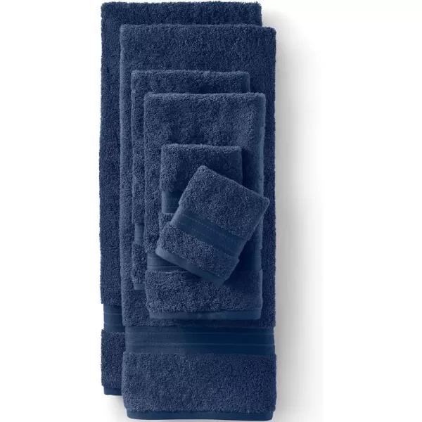 Lands End Supima Towel Agate 6 pc SetDeep Sea Navy