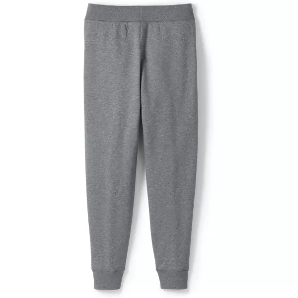 Lands End School Uniform Adult Jogger SweatpantsPewter Heather