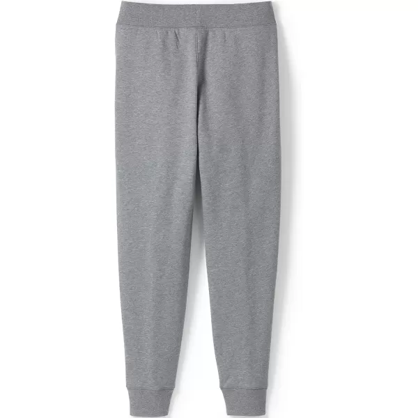 Lands End School Uniform Adult Jogger SweatpantsPewter Heather