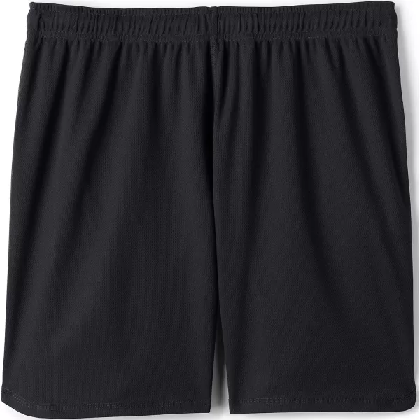 Lands End School Uniform Womens Mesh Gym ShortsBlack