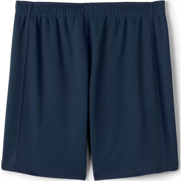 Lands End School Uniform Womens Mesh Gym ShortsClassic Navy