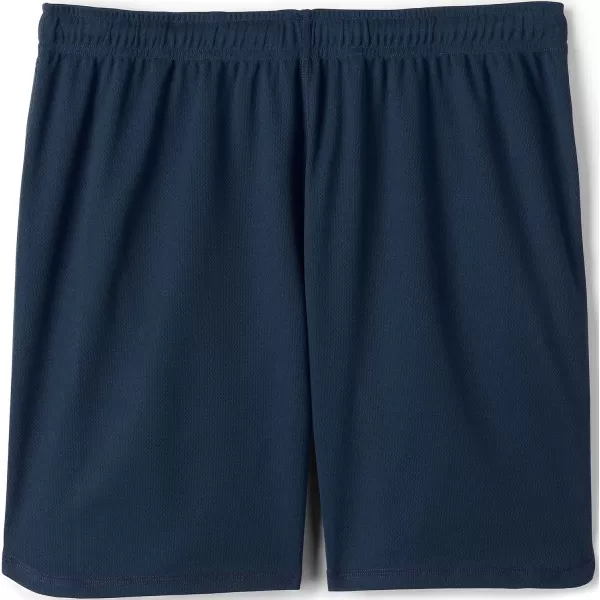 Lands End School Uniform Womens Mesh Gym ShortsClassic Navy