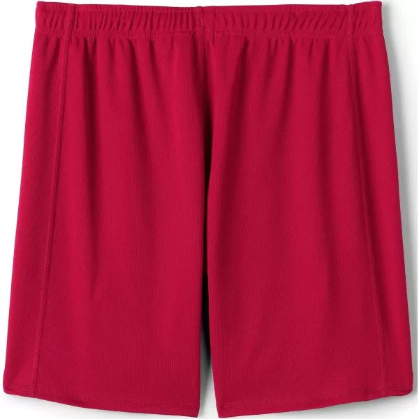 Lands End School Uniform Womens Mesh Gym ShortsRed