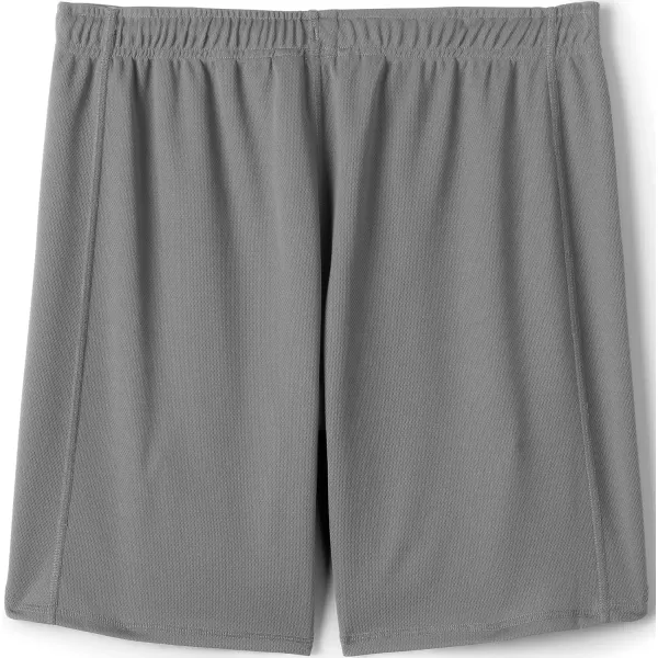 Lands End School Uniform Womens Mesh Gym ShortsStone Gray