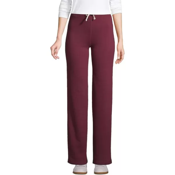 Lands End School Uniform Womens SweatpantsBurgundy