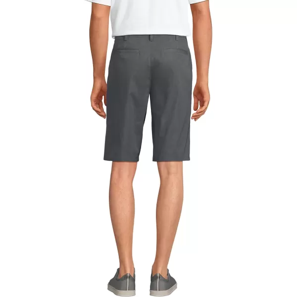 Lands End School Uniform Mens Active Chino ShortsArctic Gray