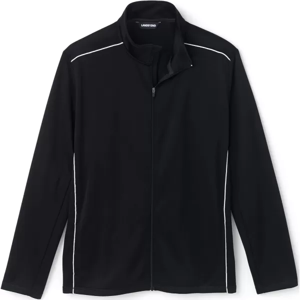 Lands End School Uniform Mens Active Track JacketBlack