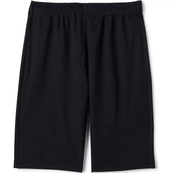 Lands End School Uniform Mens Mesh Gym ShortsBlack