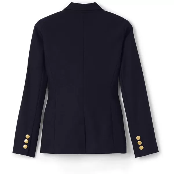 Lands End School Uniform Womens Hopsack BlazerDeep Navy