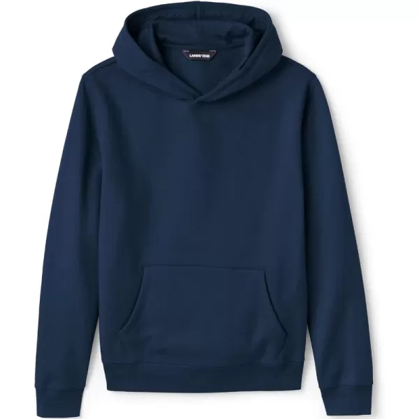 Lands End School Uniform Adult Hooded Pullover SweatshirtClassic Navy