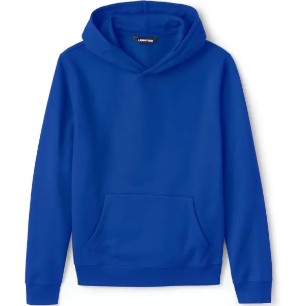 Lands End School Uniform Adult Hooded Pullover SweatshirtCobalt