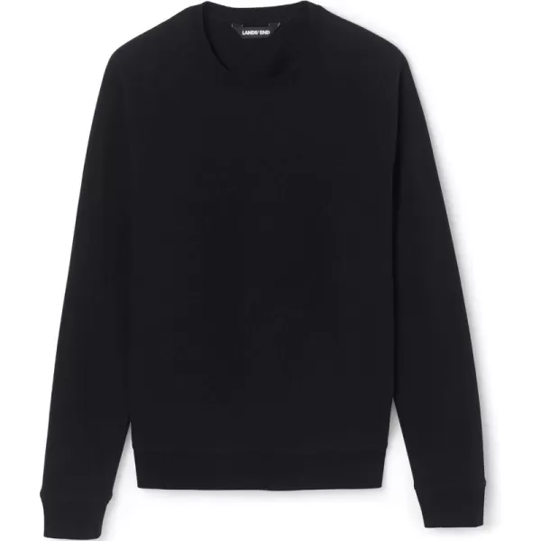 Lands End School Uniform Adult Long Sleeve Crewneck SweatshirtBlack