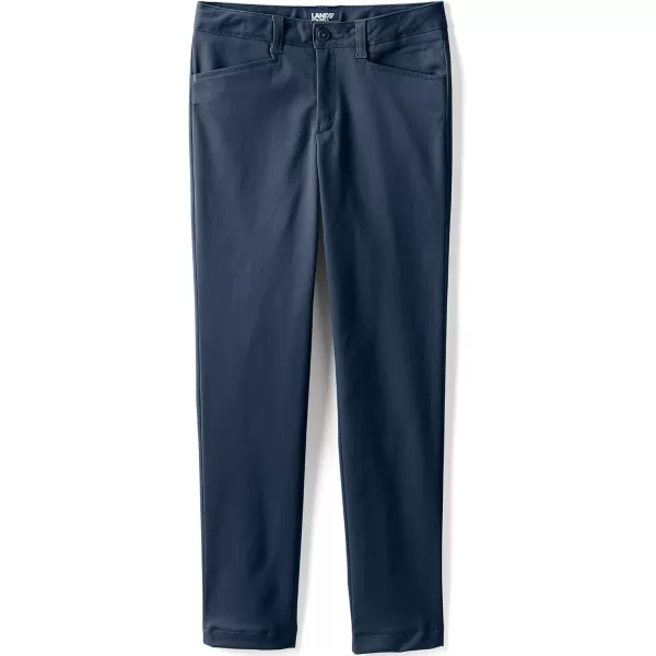 Lands End Girls Slim Fit Stretch Chino PantsClassic Navy