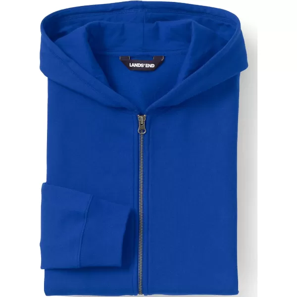 Lands End School Uniform Adult Zip Front SweatshirtCobalt