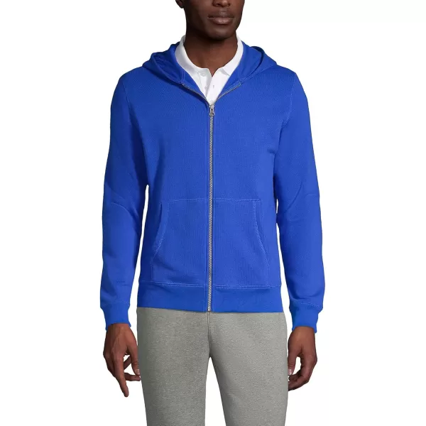 Lands End School Uniform Adult Zip Front SweatshirtCobalt