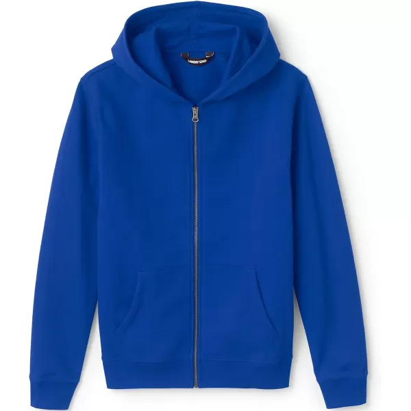 Lands End School Uniform Adult Zip Front SweatshirtCobalt