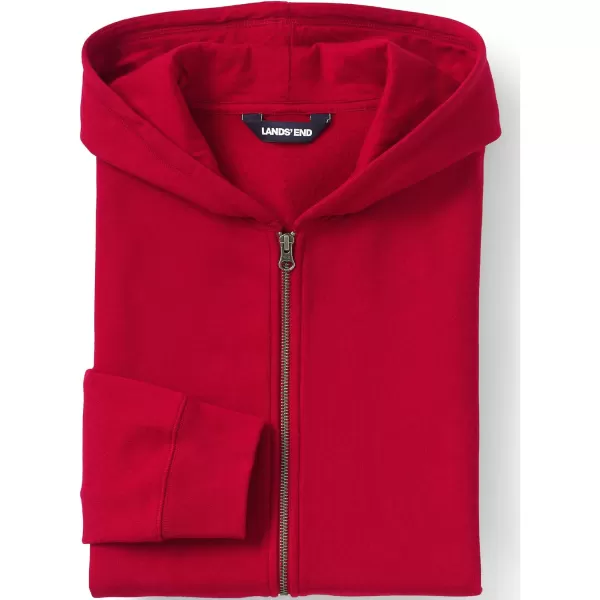 Lands End School Uniform Adult Zip Front SweatshirtRed