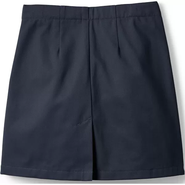 Lands End School Uniform Girls Blend Chino Skort Above KneeClassic Navy