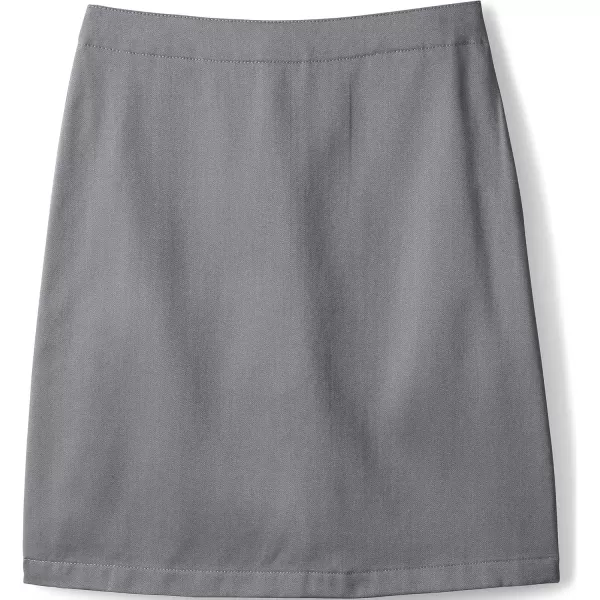 Lands End School Uniform Girls Blend Chino Skort Top of KneeArctic Gray