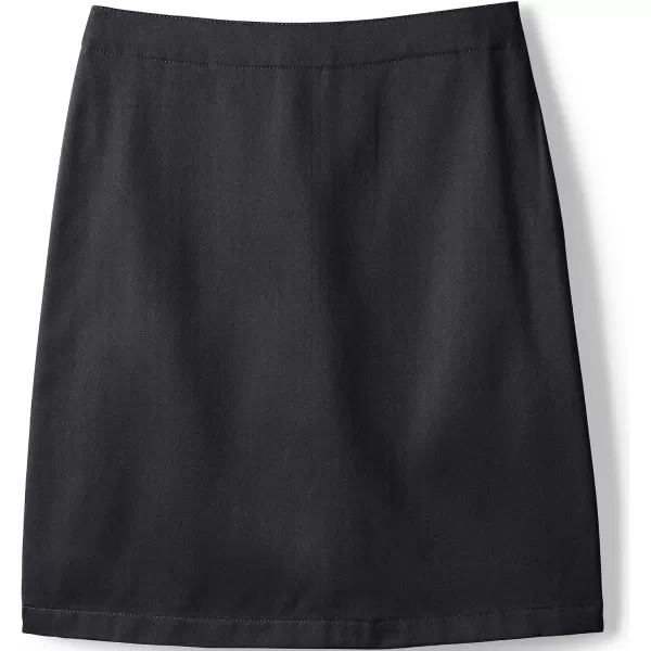 Lands End School Uniform Girls Blend Chino Skort Top of KneeBlack