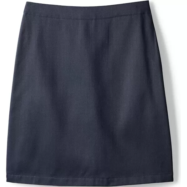 Lands End School Uniform Girls Blend Chino Skort Top of KneeClassic Navy