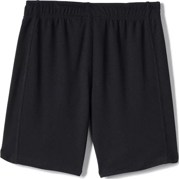 Lands End School Uniform Girls Mesh Gym ShortsBlack