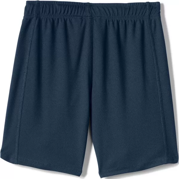 Lands End School Uniform Girls Mesh Gym ShortsClassic Navy