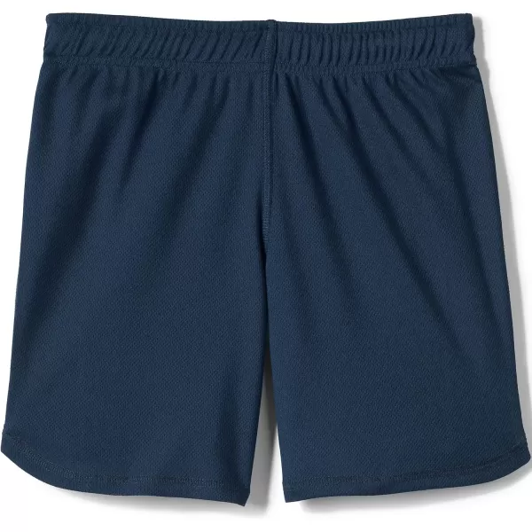 Lands End School Uniform Girls Mesh Gym ShortsClassic Navy