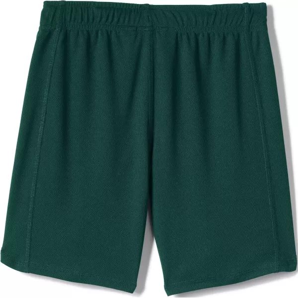 Lands End School Uniform Girls Mesh Gym ShortsEvergreen