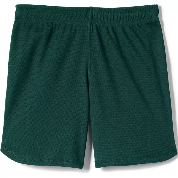 Lands End School Uniform Girls Mesh Gym ShortsEvergreen