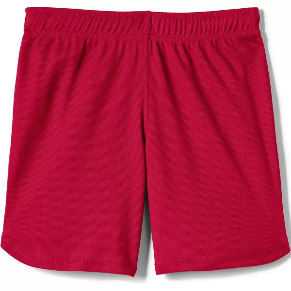 Lands End School Uniform Girls Mesh Gym ShortsRed