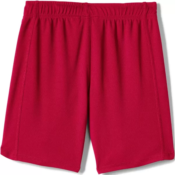 Lands End School Uniform Girls Mesh Gym ShortsRed