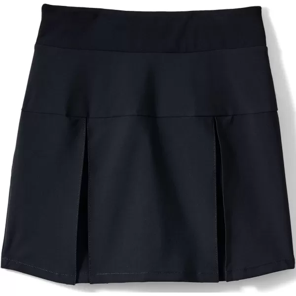 Lands End School Uniform Girls Performance Pleated Skort Above The KneeBlack