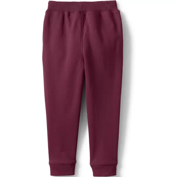 Lands End School Uniform Kids Jogger SweatpantsBurgundy