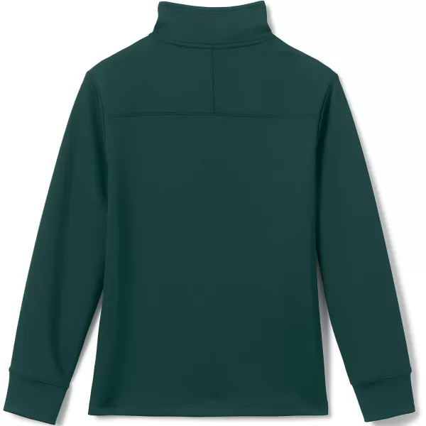 imageLands End School Uniform Kids Quarter Zip PulloverEvergreen