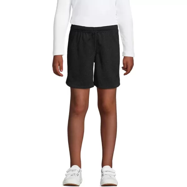 Lands End School Uniform Girls Mesh Gym ShortsBlack