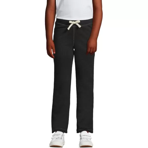 Lands End School Uniform Girls SweatpantsBlack