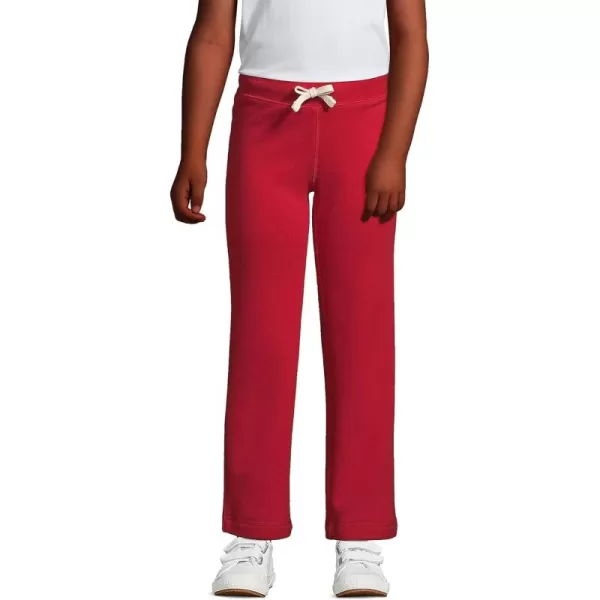 Lands End School Uniform Girls SweatpantsRed