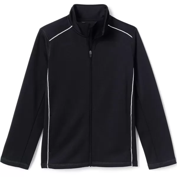 imageLands End School Uniform Kids Active Track JacketBlack