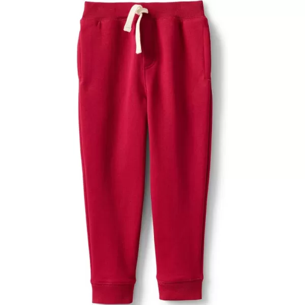 Lands End School Uniform Kids Jogger SweatpantsRed