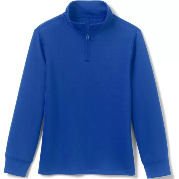 imageLands End School Uniform Kids Quarter Zip PulloverCobalt